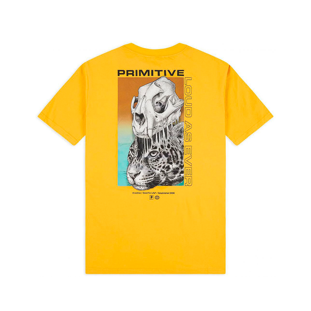 Camiseta Primitive Jungle Amarelo