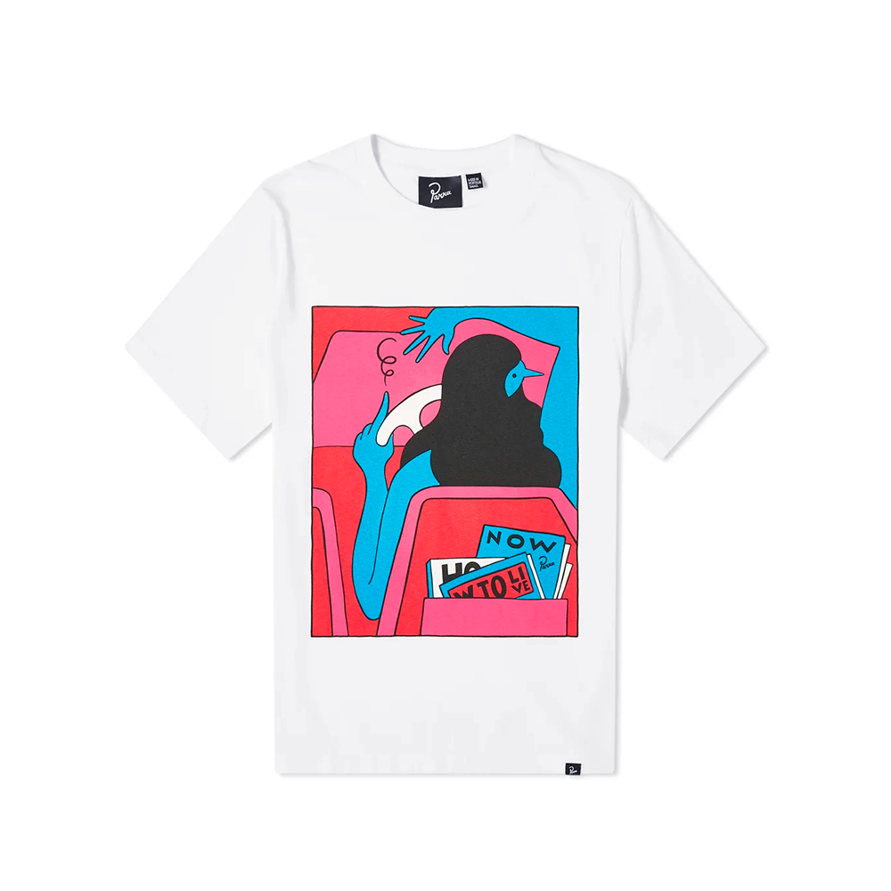 Camiseta Parra How To Live Now Branco