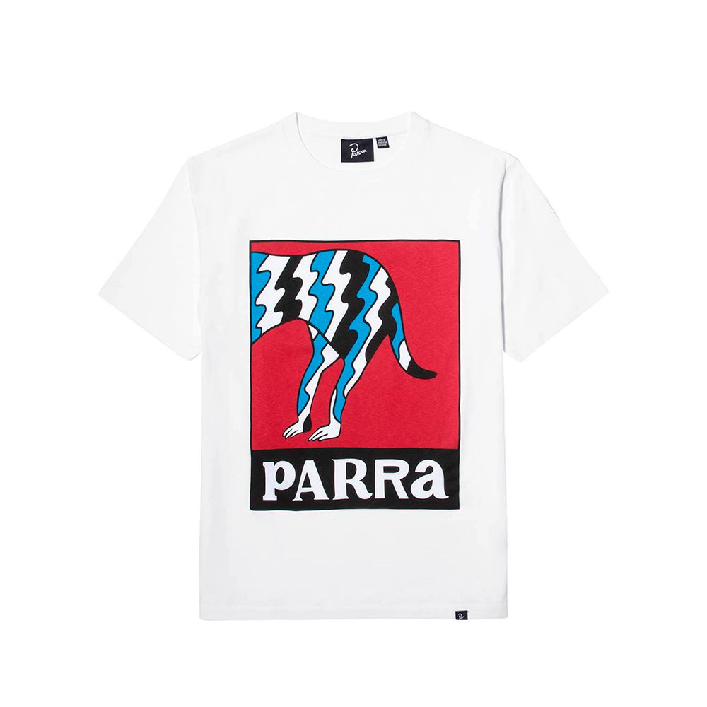 Camiseta Parra Dog Tail Static Branco