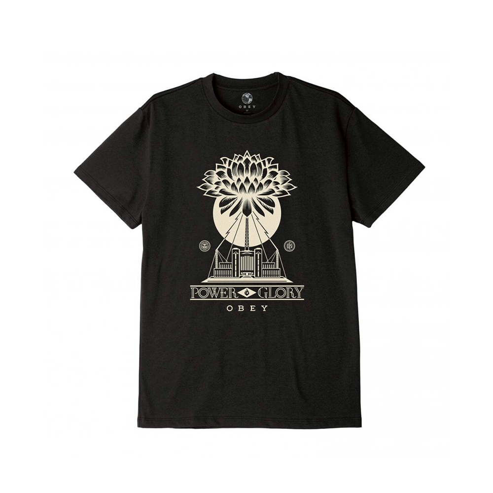 Camiseta Obey Power & Glory Preto