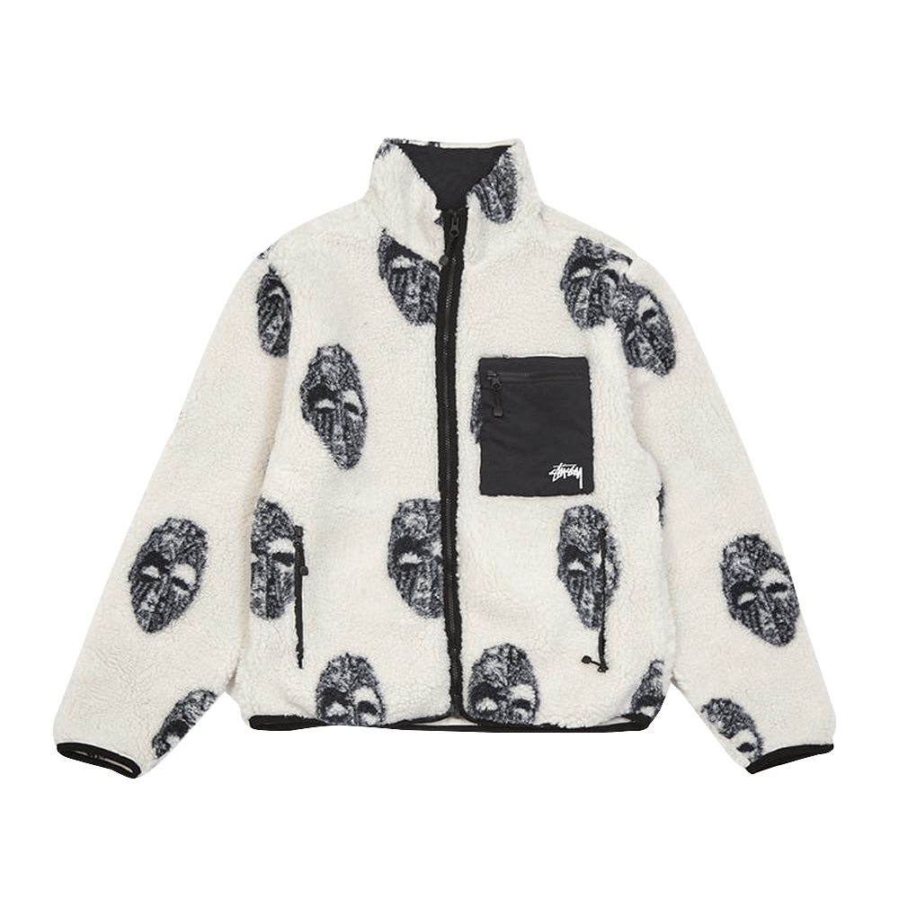 Moletom Stussy Mask Jacquard Branco