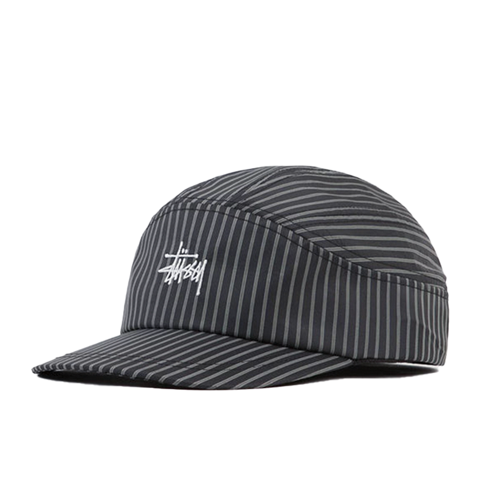 Boné Stussy Shirting Stripe Runner Cap Preto