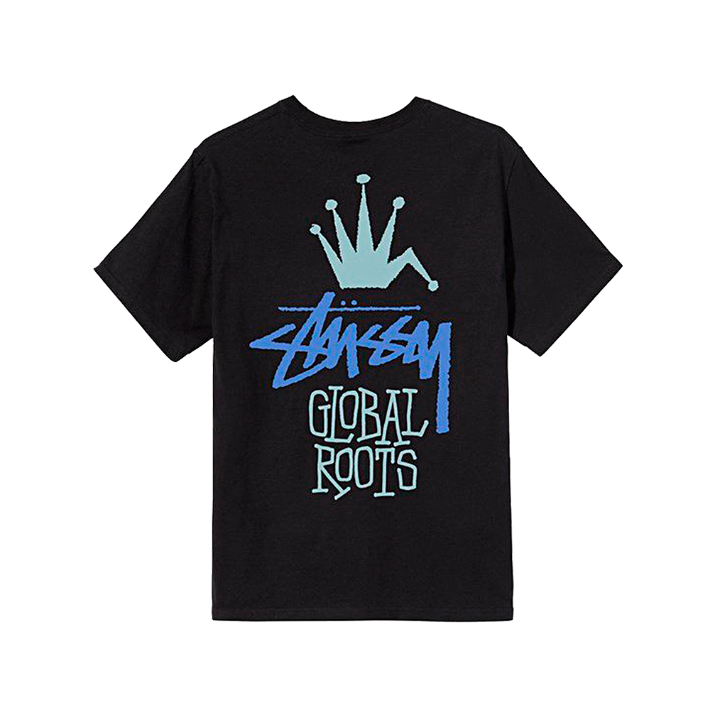 Camiseta Stussy Global Roots Preto