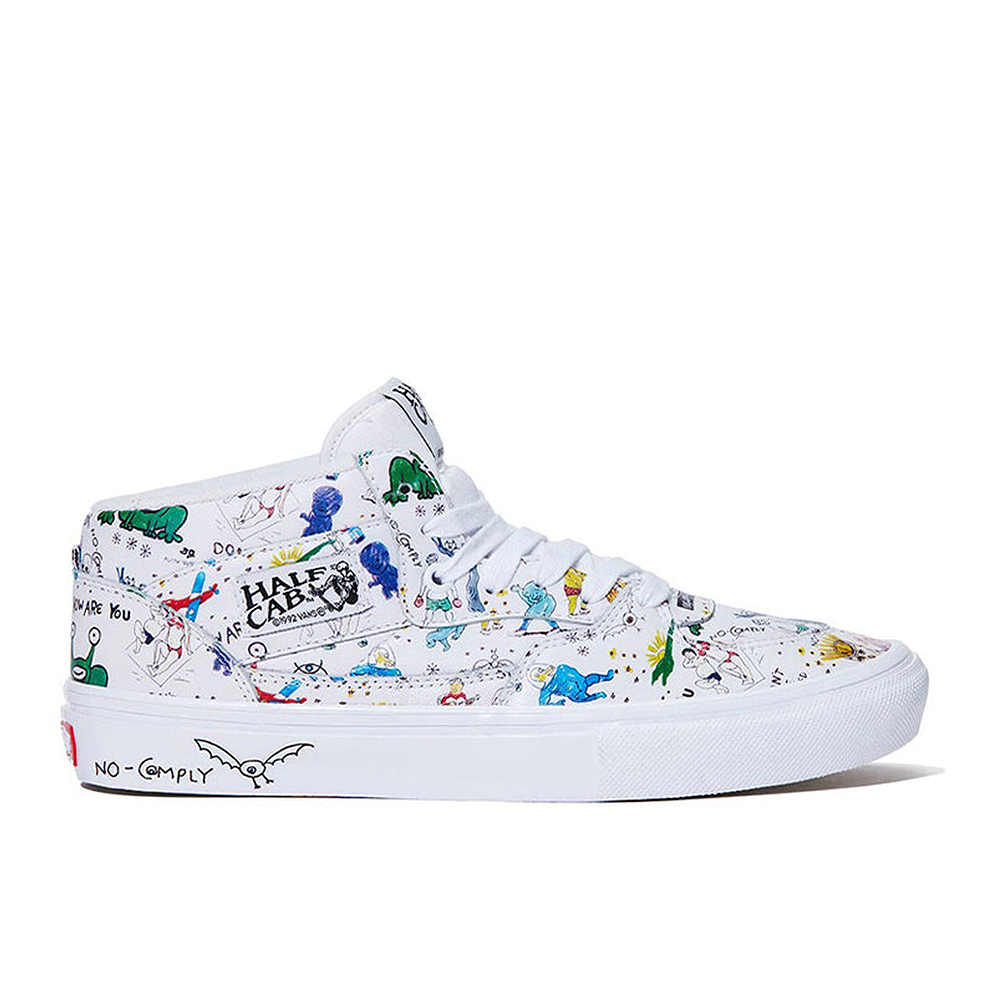 Tênis Vans Skate Half Cab Branco