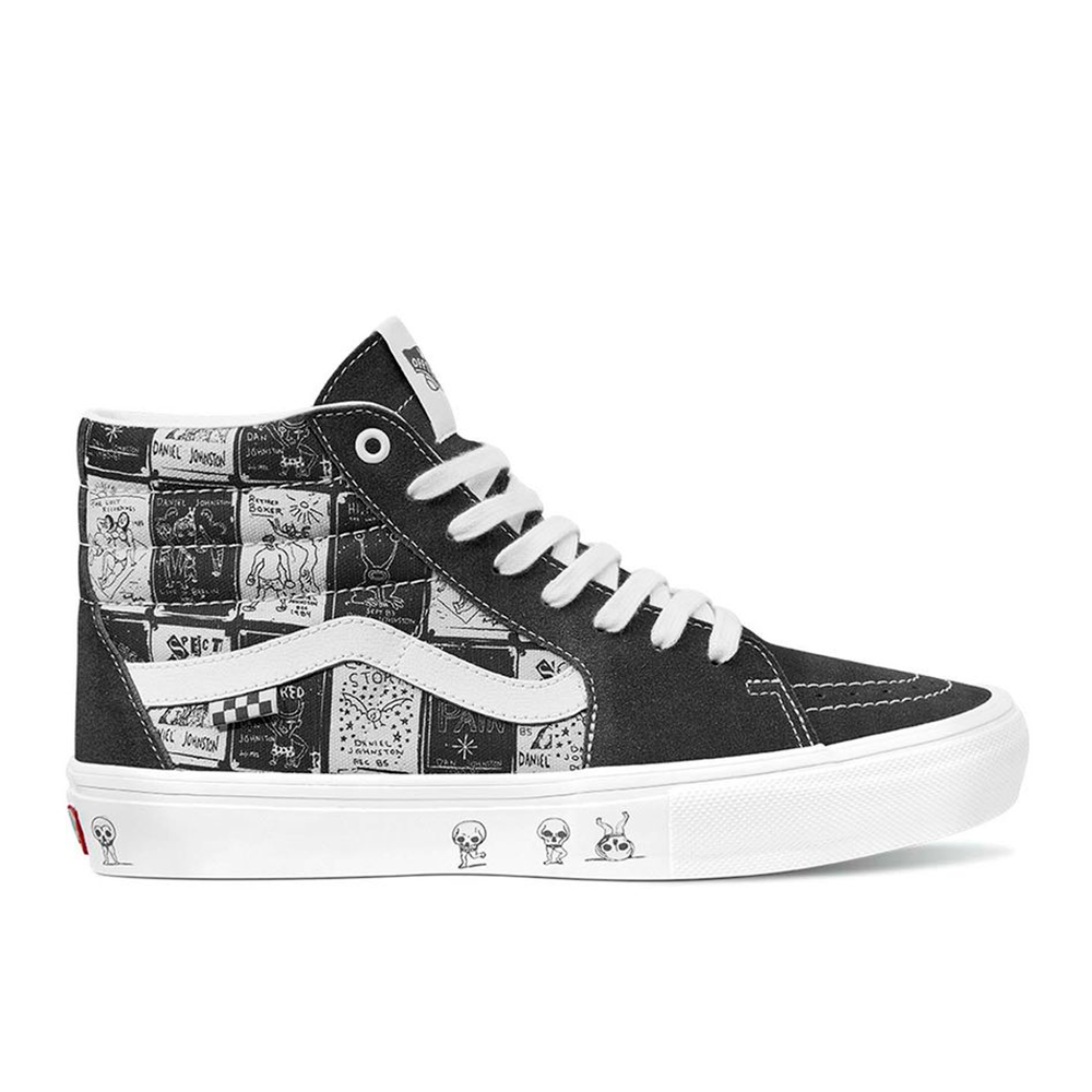 Tênis Vans Skate Sk8-hi Branco/cinza