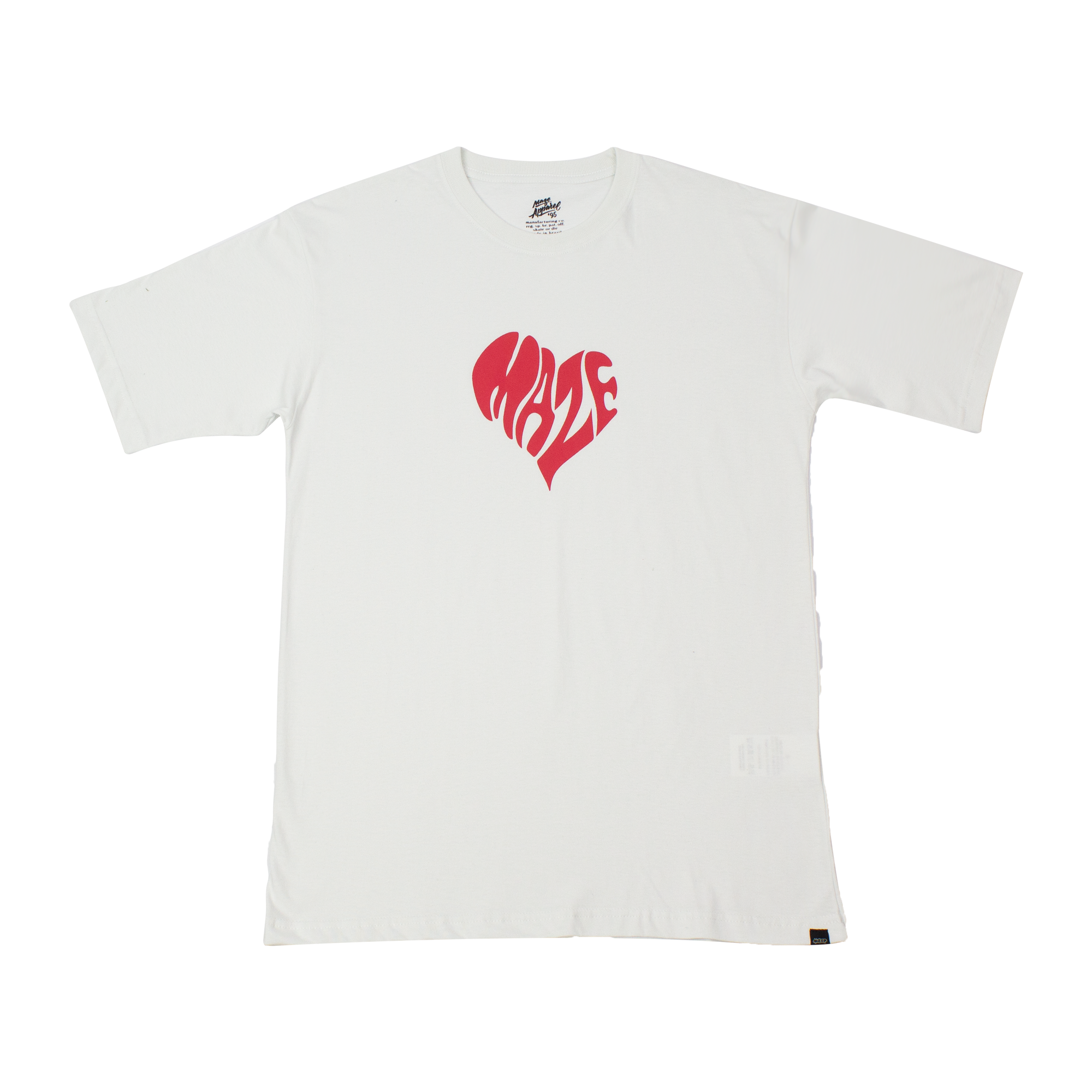 Camiseta Maze Heart Branco