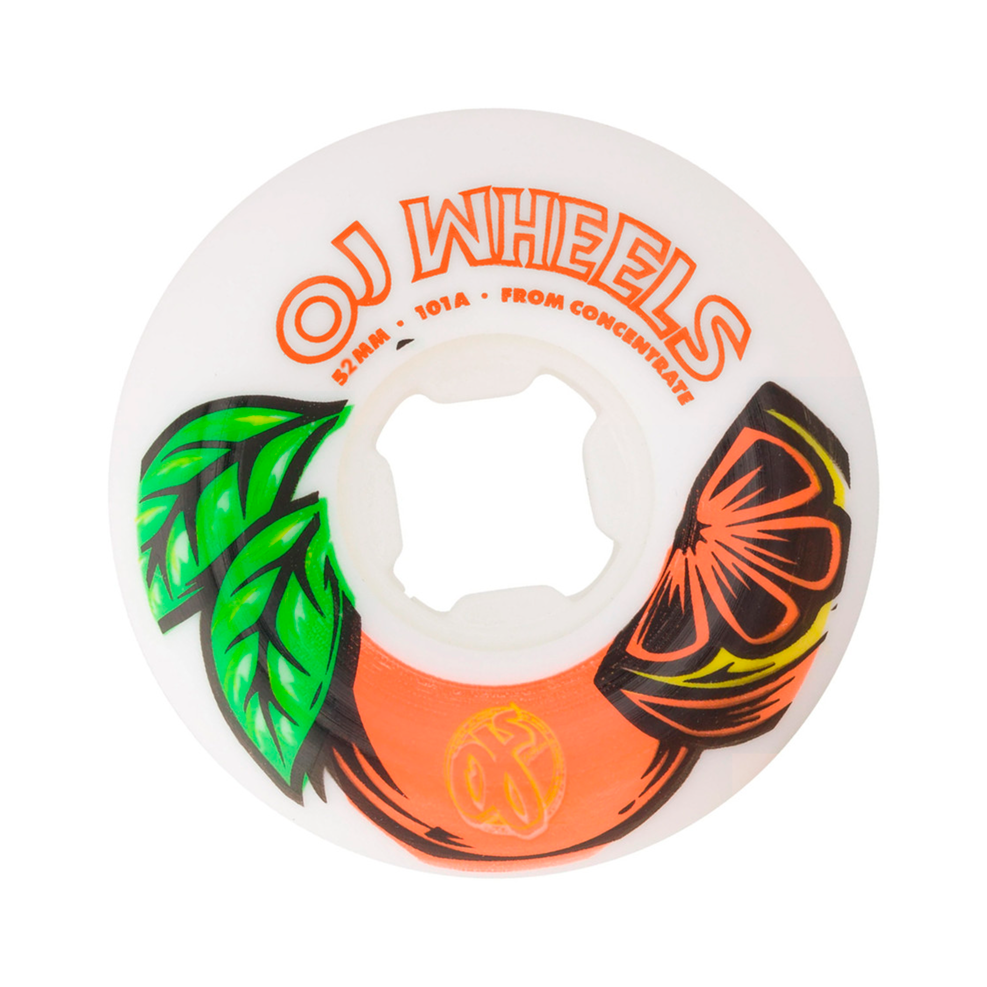 Roda Oj Wheels Concentrate Hard 52mm 101a Estampado