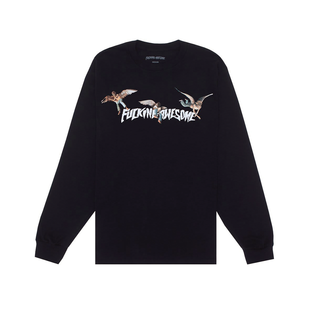 Camiseta F.awesome Angel Stamp Preto