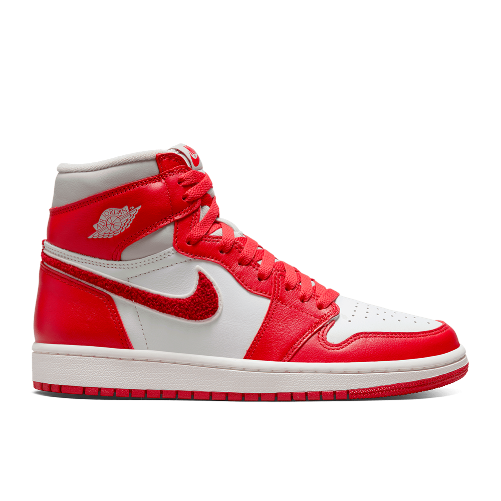 Tenis Nike Air Jordan 1 Retro Hi Og Feminino Branco/vermelho