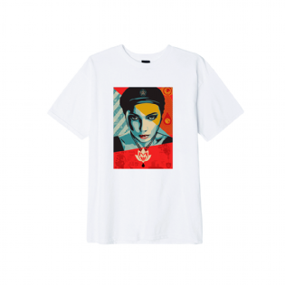 Camiseta Obey Oil Lotus Woman Amarelo