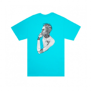 Camiseta F.awesome Cyborg Azul