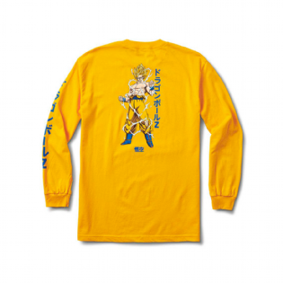 Camiseta Primitive Super Saiyan Goku Amarelo