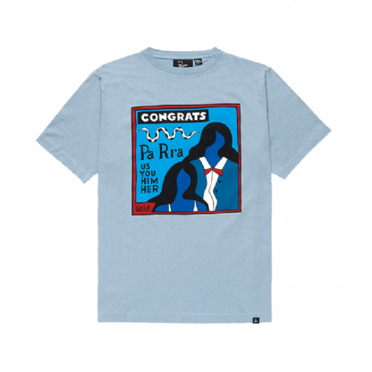 Camiseta Parra Congrats Azul
