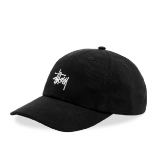 Boné Stussy Stock Low Pro Preto