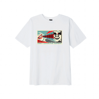 Camiseta Obey Your Ad Here Branco