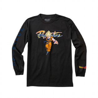 Camiseta Primitive Goku Saiyan Preto Preto