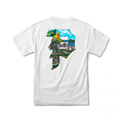 Camiseta Primitive Brazil Branco