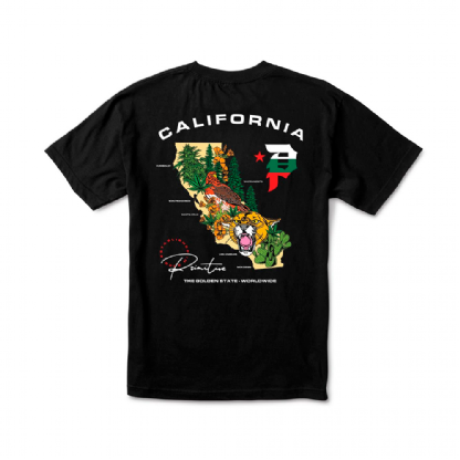 Camiseta Primitive Golden State Preto