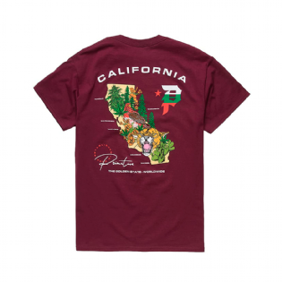 Camiseta Primitive Golden State Vinho