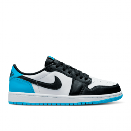 Tênis Nike Air Jordan 1 Low Og Branco/azul