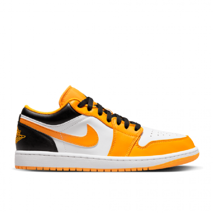 Tênis Nike Air Jordan 1 Low Branco/amarelo