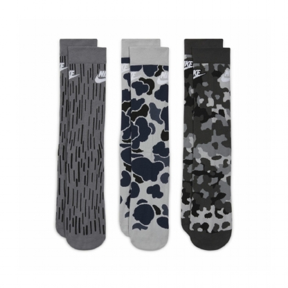 Meia Nike Everyday Essential (3 Pares) Unissex Camuflado