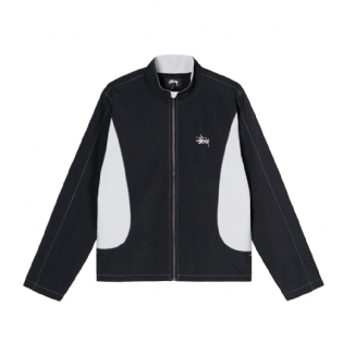 Jaqueta Stussy Panel Track Preto