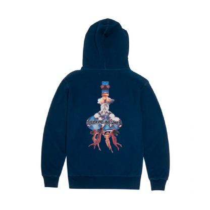 Moletom F.awesome World Kid Hoodie Azul