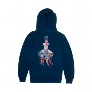 Moletom F.awesome World Kid Hoodie Azul