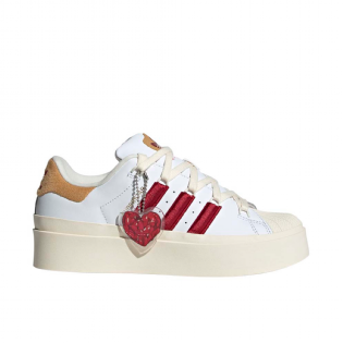 Tênis Adidas Superstar Bonega Branco/vermelho