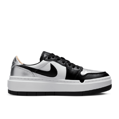 W Air Jordan 1 Elevate Low Se Preto/prateado