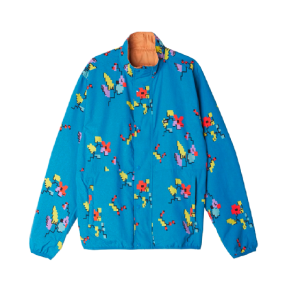 Jaqueta Obey Digital Reversible Azul
