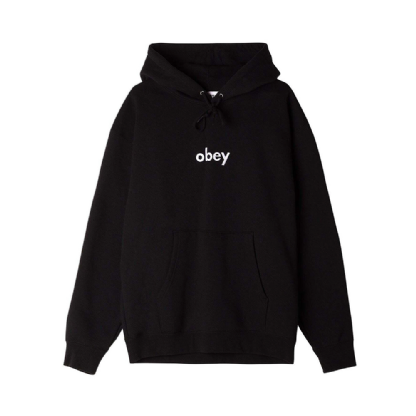 Moletom Obey Lowercase Preto