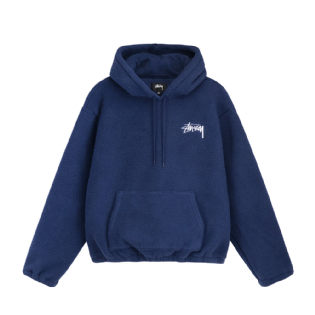 Blusa Sherpa Stussy Bronson Sherpa Azul
