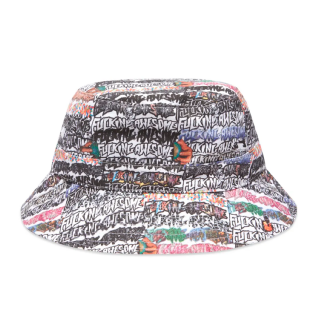 Bucket F.awesome Sticker Logo Branco