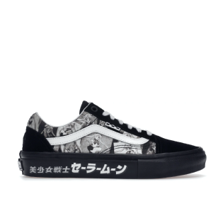 Tênis Vans Skate Old Skool "sailor Moon" Preto/branco