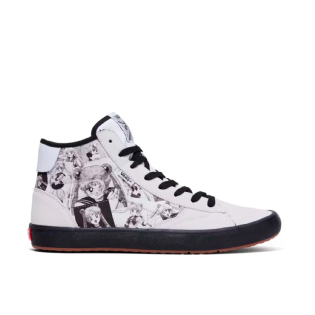 Tênis Vans Lizzie "sailor Moon" Branco/preto