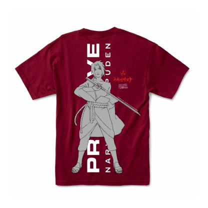 Camiseta Primitive Sasuke Blade Vinho