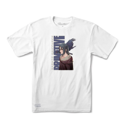 Camiseta Primitive Itachi Sharingan Branco