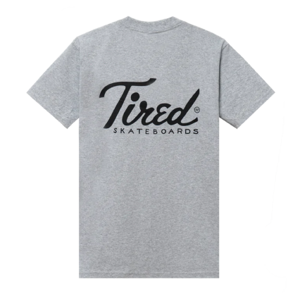 Camiseta Tired Cherise Pocket Cinza