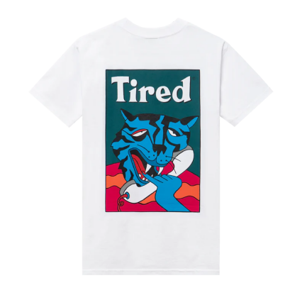 Camiseta Tired Cat Call Branco