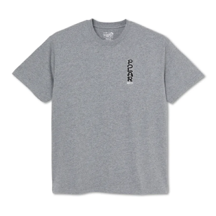 Camiseta Polar Vertical Logo Cinza