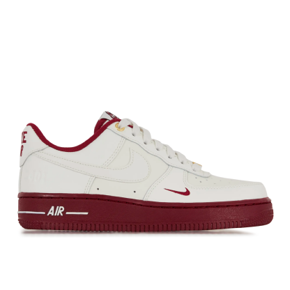 Tênis Nike Feminino Air Force 1 07 Se " 40th Anniversary " Bege/vinho
