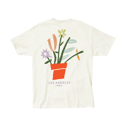 Camiseta Quiet Life Florist Bege