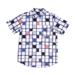 Camisa Quiet Life Grid Branco
