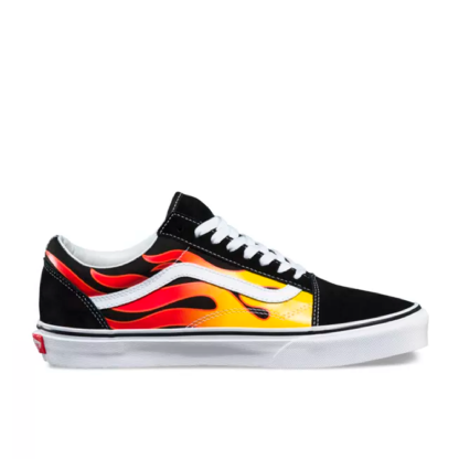 Tênis Vans Old Skool "flame" Preto