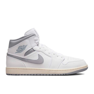 Tênis Nike Air Jordan 1 Mid “ Neutral Grey " Branco/cinza