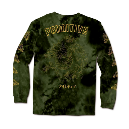 Camiseta Primitive Dynasty L/s Verde