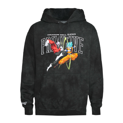 Moletom Primitive Dragon Collegiate Fight Washed Preto