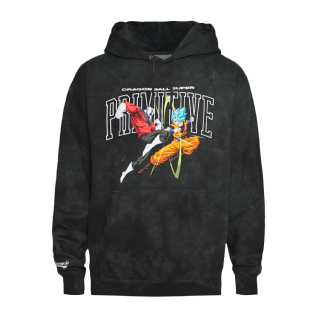 Moletom Primitive Dragon Collegiate Fight Washed Preto